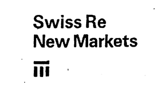 SWISS RE NEW MARKETS