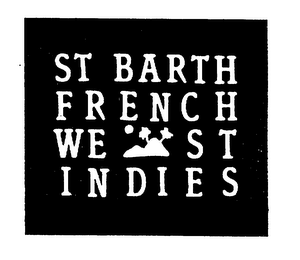 ST BARTH FRENCH WEST INDIES