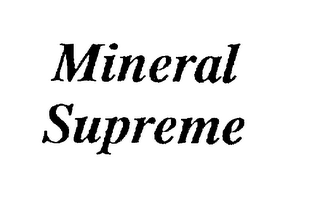 MINERAL SUPREME