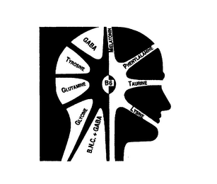 B6 GABA TYROSINE GLUTAMINE GLYCINE B.N.C. + GABA LYSINE TAURINE PHENYLALANINE MELATONIN