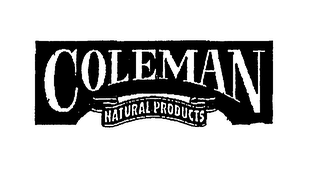 COLEMAN NATURAL PRODUCTS