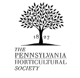 THE PENNSYLVANIA HORTICULTURAL SOCIETY 1827