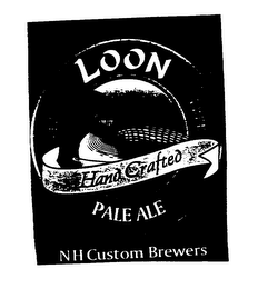 NH CUSTOM BREWERS LOON PALE ALE HAND CRAFTED LIVE FREE