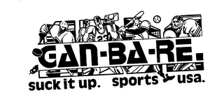 GAN-BA-RE. SUCK IT UP. SPORTS USA.