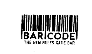 BAR CODE THE NEW RULES GAME BAR