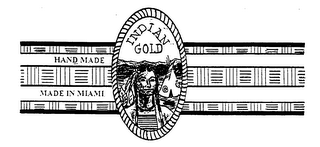 INDIAN GOLD HAND MADE IN MIAMI