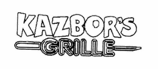 KAZBOR'S GRILLE