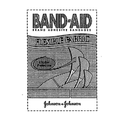 BAND-AID FLEXIBLE FABRIC BRAND ADHESIVE BANDAGES FLEXIBLE PROTECTION JOHNSON & JOHNSON