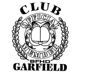 CLUB OFFICIAL MEMBER BFHD GARFIELD