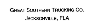 GREAT SOUTHERN TRUCKING CO. JACKSONVILLE, FLA