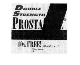 DOUBLE STRENGTH PROSTACARE 10% FREE! 90 TABLETS + 10