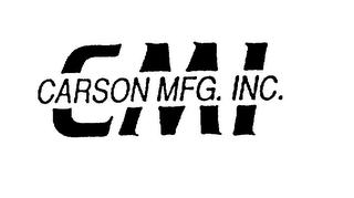 CMI CARSON MFG. INC.