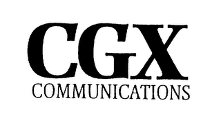 CGX COMMUNICATIONS