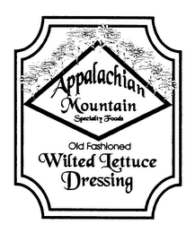 APPALACHIAN MOUNTAIN SPECIALTY FOODS OLD FASHIONED WILTED LETTUCE DRESSING