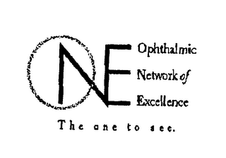 ONE OPHTHALMIC NETWORK OF EXCELLENCE THE ONE TO SEE.