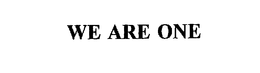 WE ARE ONE