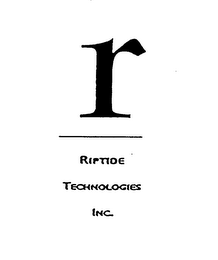 R RIPTIDE TECHNOLOGIES