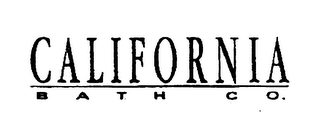 CALIFORNIA BATH CO.