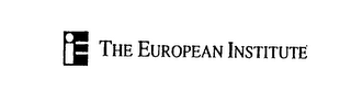 EI THE EUROPEAN INSTITUTE