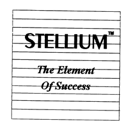 STELLIUM THE ELEMENT OF SUCCESS