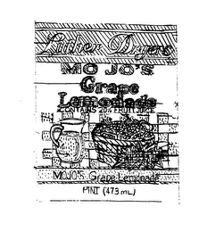 LUTHER DRYERS MO JO'S GRAPE LEMONADE CONTAINS 20% FRUIT JUICE