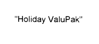 HOLIDAY VALUPAK