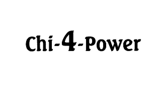 CHI-4-POWER