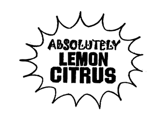 ABSOLUTELY LEMON CITRUS