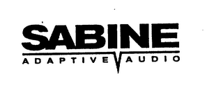 SABINE ADAPTIVE AUDIO