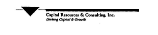 CAPITAL RESOURCES & CONSULTING, INC. LINKING CAPITAL & GROWTH