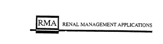 RMA RENAL MANAGEMENT APPLICATIONS