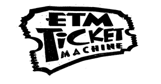 ETM TICKET MACHINE