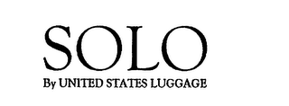 SOLO BY UNITED STATES LUGGAGE