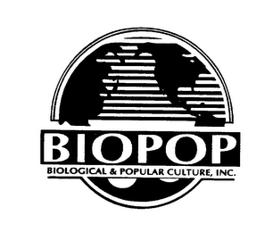 BIOPOP BIOLOGICAL & POPULAR CULTURE, INC.