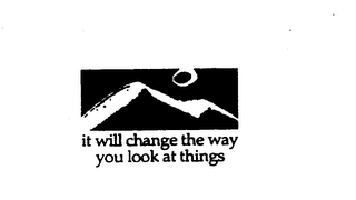 IT WILL CHANGE THE WAY YOU LOOK AT THINGS