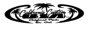 CALIFORNIA CUSTOM ORIGINAL PARTS SO. CAL.