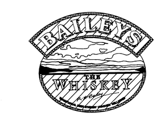 BAILEYS THE WHISKEY TRADITIONAL IRISH WHISKEY UNIQUELY MELLOWED RABAILEY