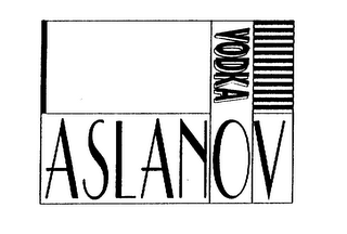 ASLANOV VODKA