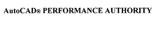 AUTOCAD PERFORMANCE AUTHORITY