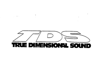 TDS TRUE DIMENSIONAL SOUND