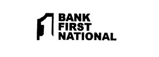 1 BANK FIRST NATIONAL