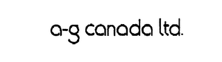 A-G CANADA LTD.