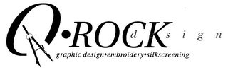 Q ROCK DESIGN GRAPHIC DESIGN EMBROIDERY SILKSCREENING