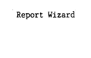 REPORT WIZARD