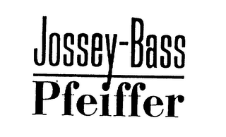 JOSSEY-BASS PFEIFFER