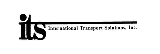 ITS INTERNATIONAL TRANSPORT SOLUTIONS, INC.
