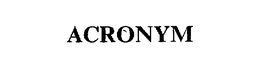 ACRONYM