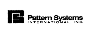 PATTERN SYSTEMS INTERNATIONAL, INC.