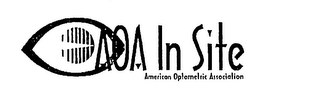 AOA IN SITE AMERICAN OPTOMETRIC ASSOCIATION