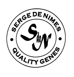 S DE N SERGE DE NIMES QUALITY GENES